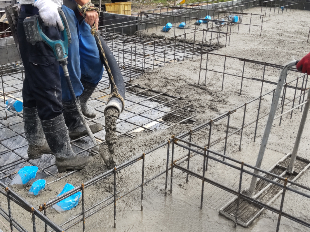 住宅基礎工事 耐圧コンクリート